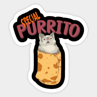 Special Purrito Sticker